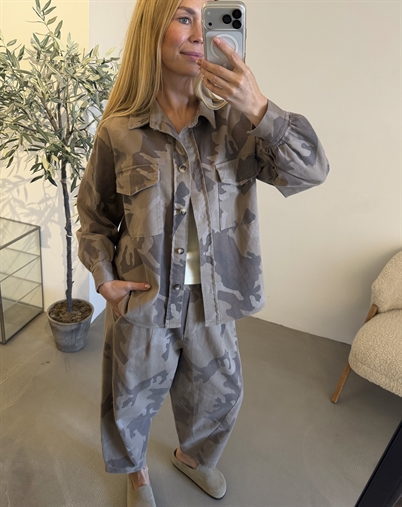 PRE SALE // Marta du Chateau - MDCMoonstone Jakke - Beige Camo